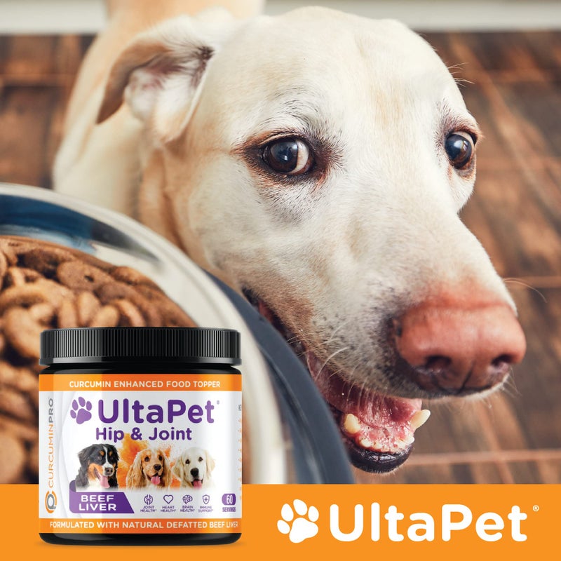 CurcuminProÂ® UltaPetâ„¢ Hip & Joint Dog Food Topper, Natures Joint & Hip Inflammation Support with Curcumin, Supports Healthy Cognitive & Immune Functions. (60 Servings) - Image 2